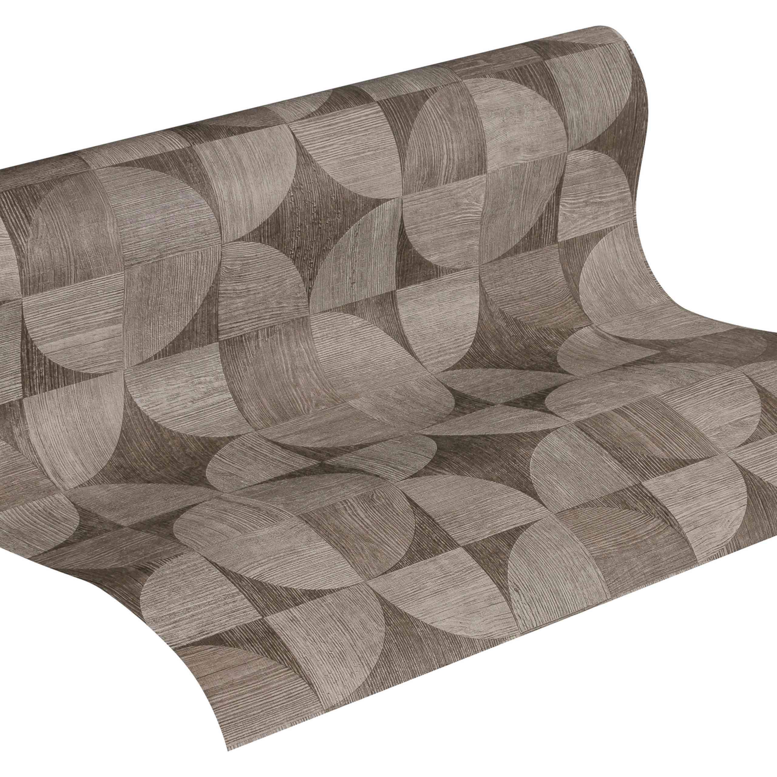 A.S. Creation | Metropolitan Stories | 369132 | Vliestapete | Holzoptik | 0.53 x 10.05 m | Grau