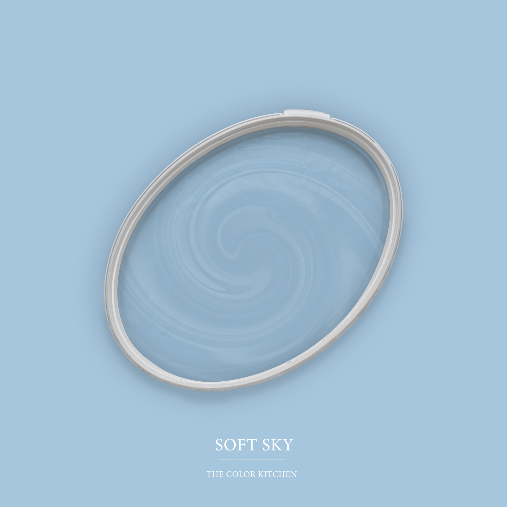 Wandfarbe Blau matt | The Color Kitchen Soft Sky | Exklusive Innendispersion Hohe Farbintensität