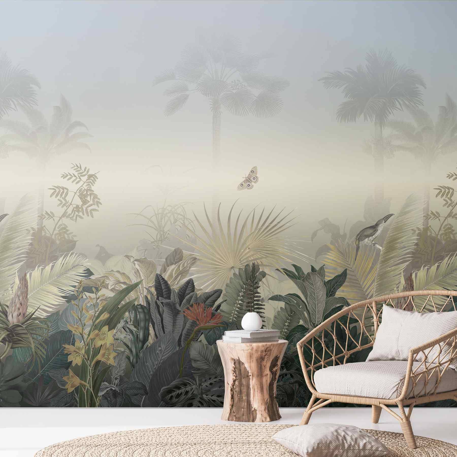 A.S. Creation Fototapete The Wall II 392701 Ein Motiv pro Rolle Dschungel Bunt