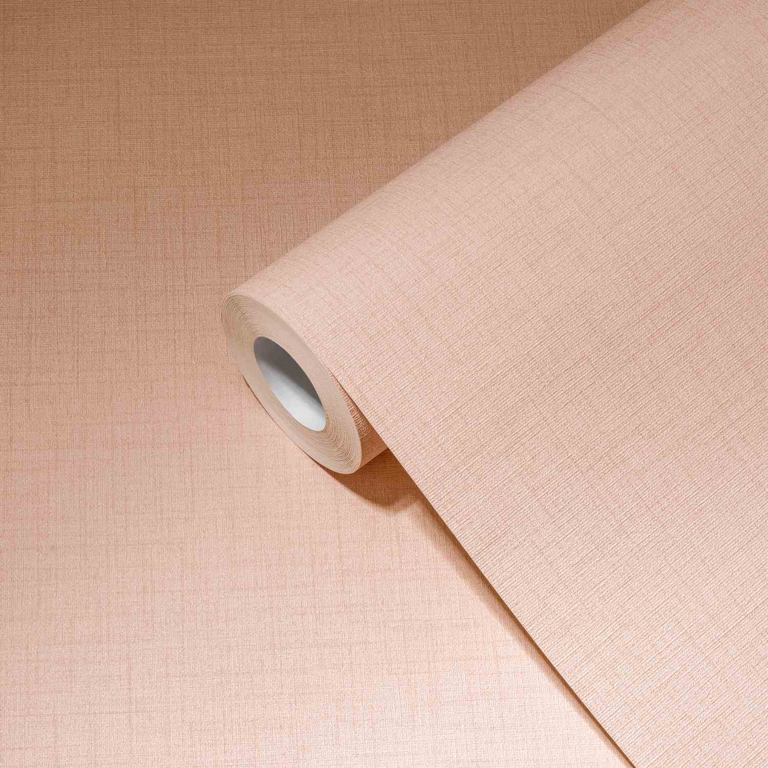 A.S. Creation | MY HOME. MY SPA. | 387125 | Vliestapete | Einfarbig | 0.53 x 10.05 m | Rosa