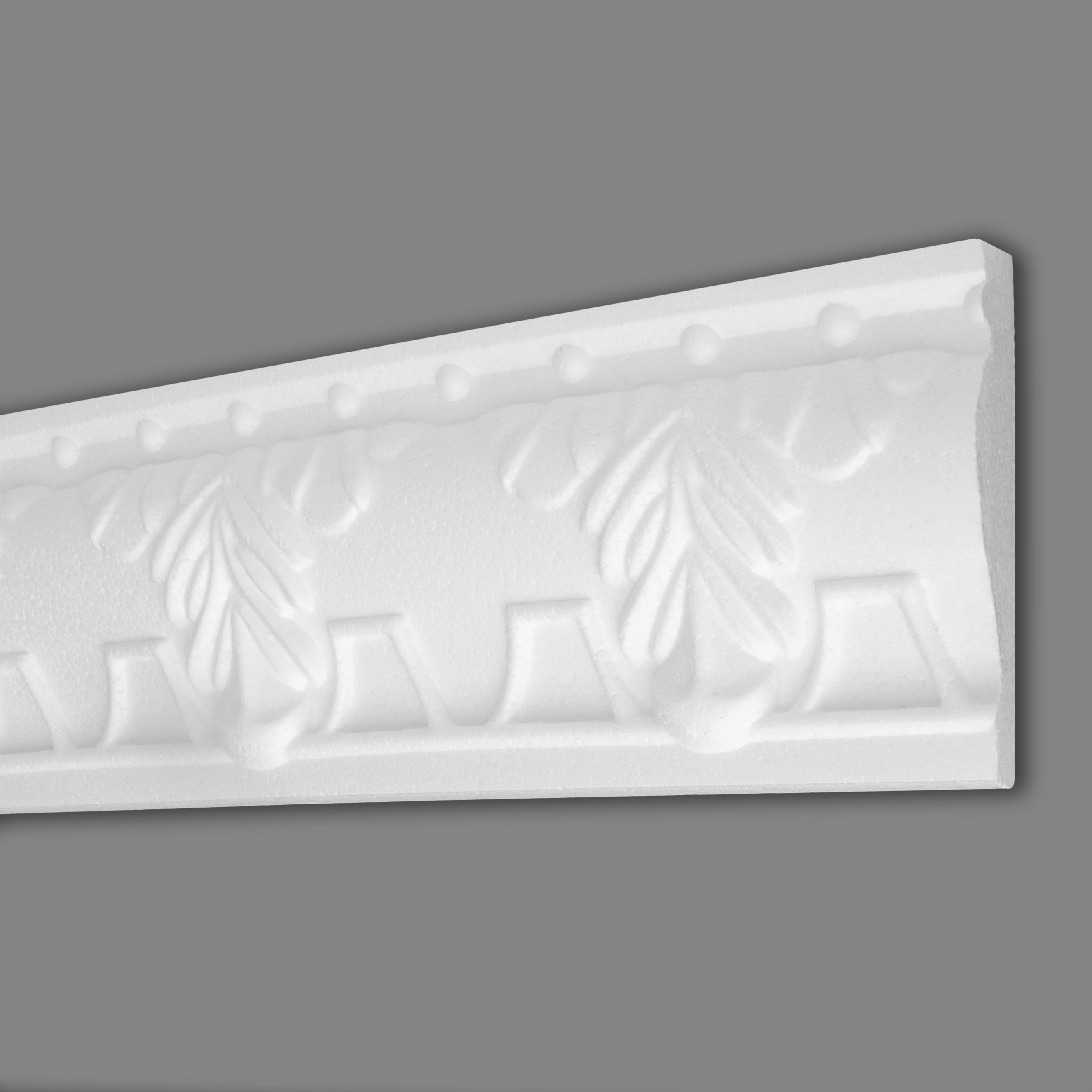 Marbet Zierleiste "B-17" Styropor Wandleiste 17 x 75 x 2000 mm Polystyrol Leiste Weiß