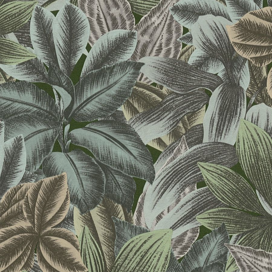 A.S. Creation | Travel Styles | 392223 | Vliestapete | Botanisch | 10.05 x 0.53 m | Grün