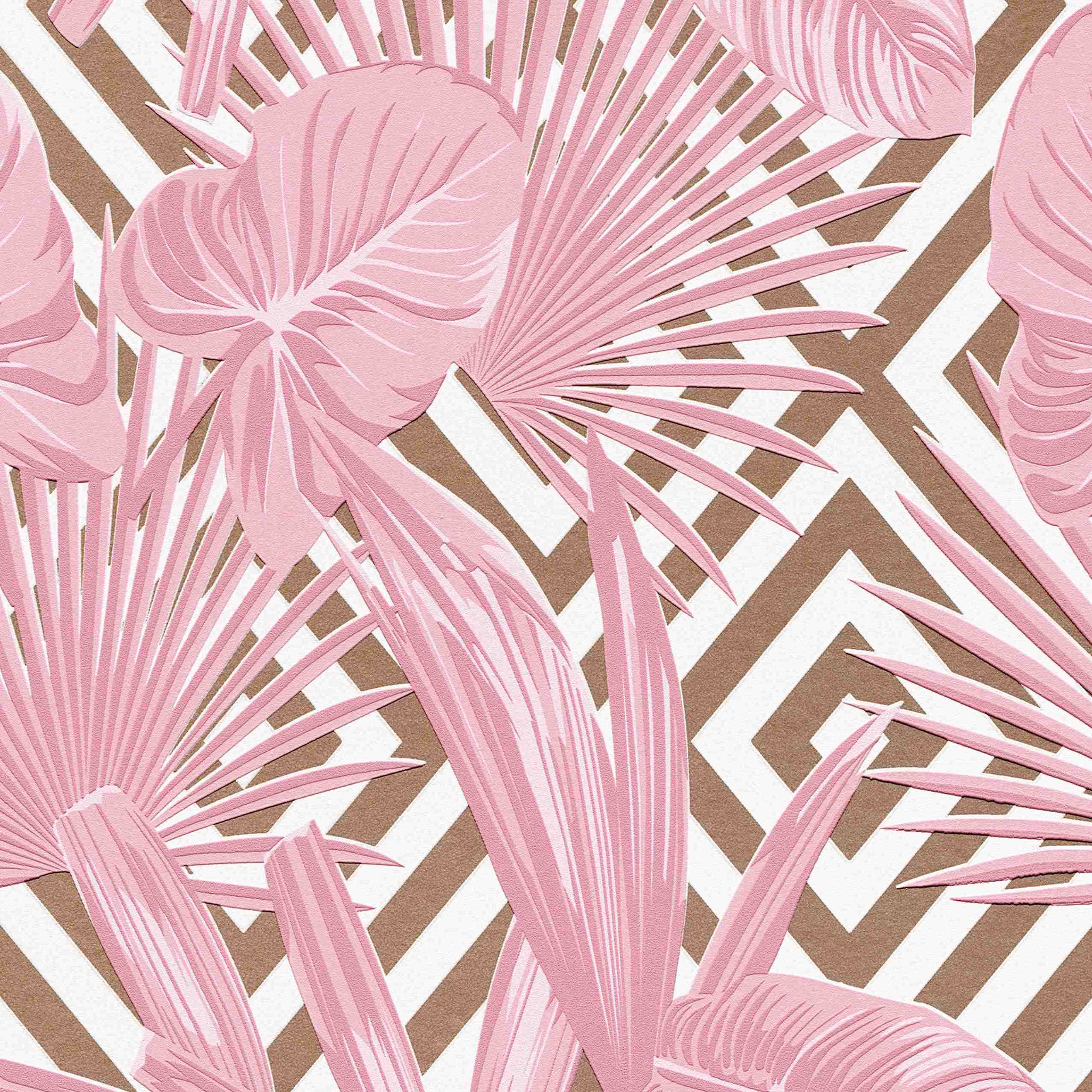 A.S. Creation | Il Decoro | 368111 | Vliestapete | Blumenoptik | 0.53 x 10.05 m | Rosa