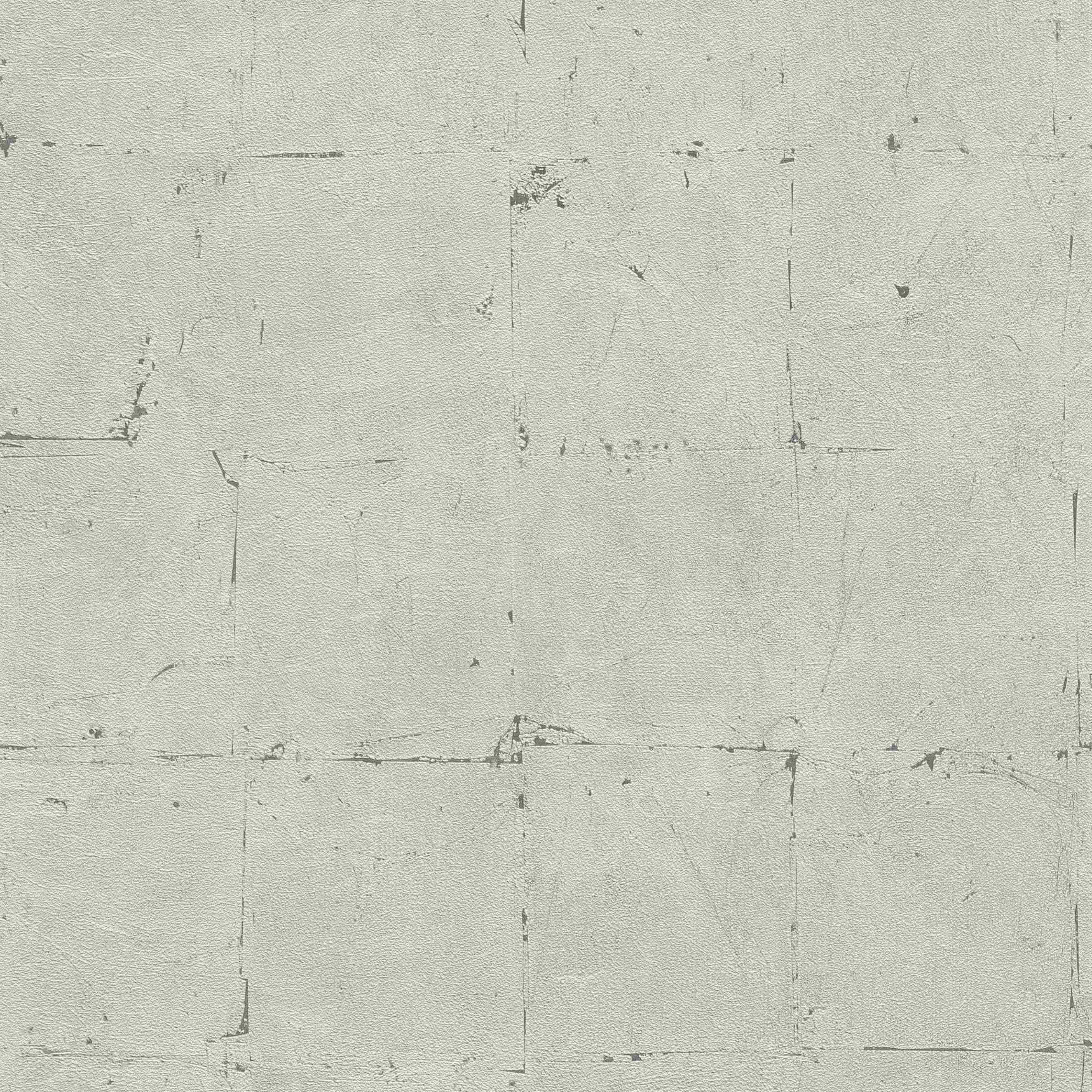 A.S. Creation | Elements | 939921 | Vliestapete | Betonoptik | 0.53 x 10.05 m | Grau