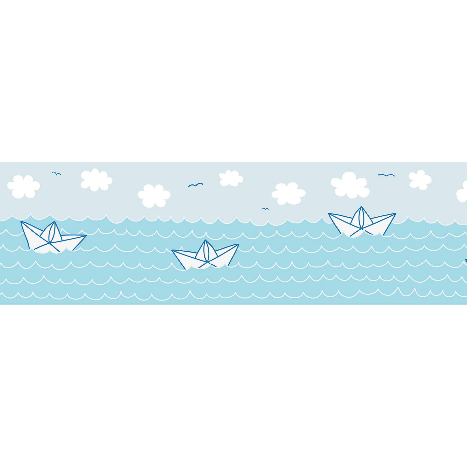 A.S. Creation | Lovely Kids | 403731 | Bordüre | Kinderzimmer | 5 x 0.155 m | Blau