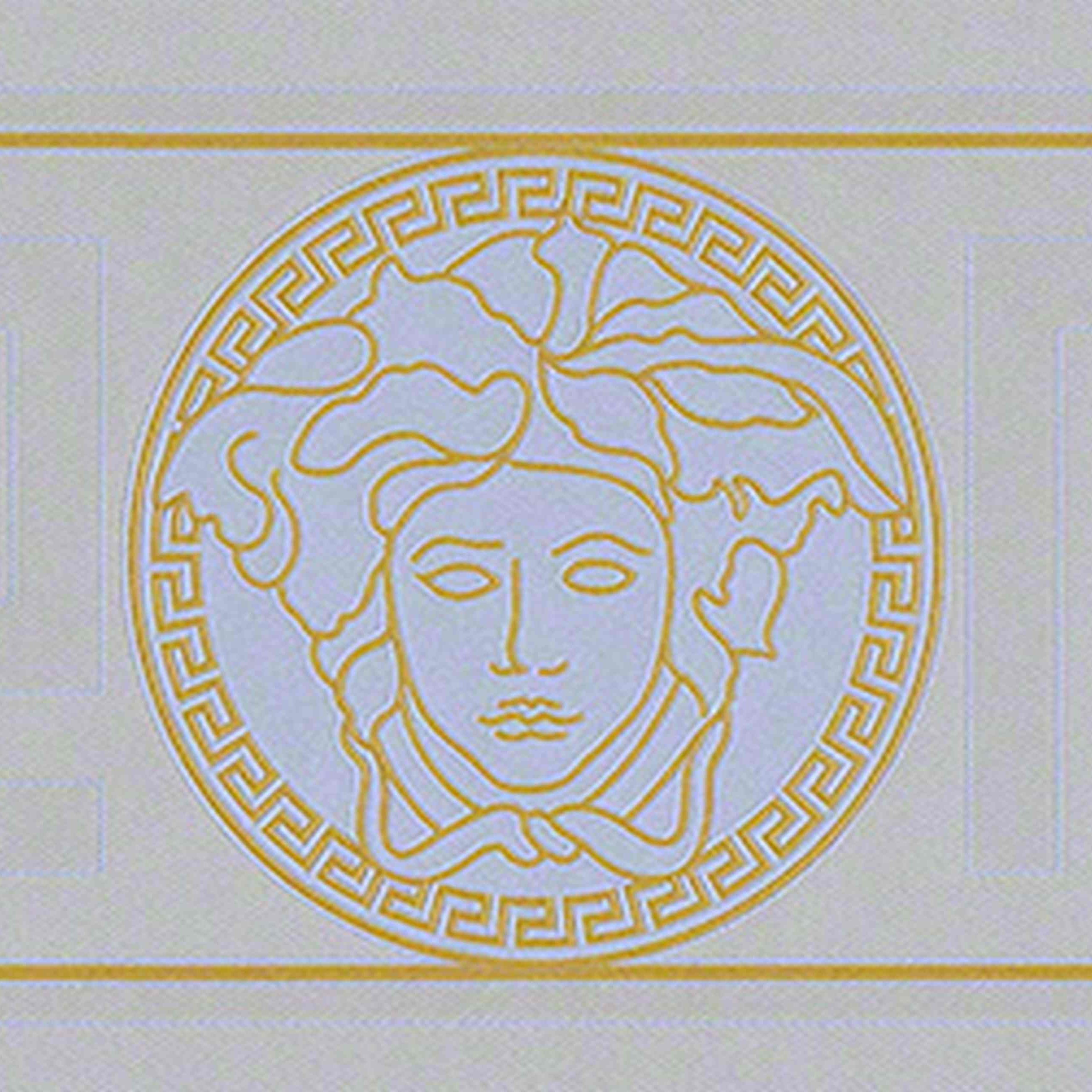 A.S. Creation | Versace 3 | 935225 | Vliesbordüre | Borte | 0.13 x 5 m | Silber