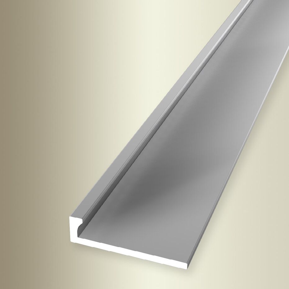 Küberit Einfass- & Abschlussprofile H 4.5 mm B 21 mm L 2500 mm Einfasshöhe 3 mm Alu elox