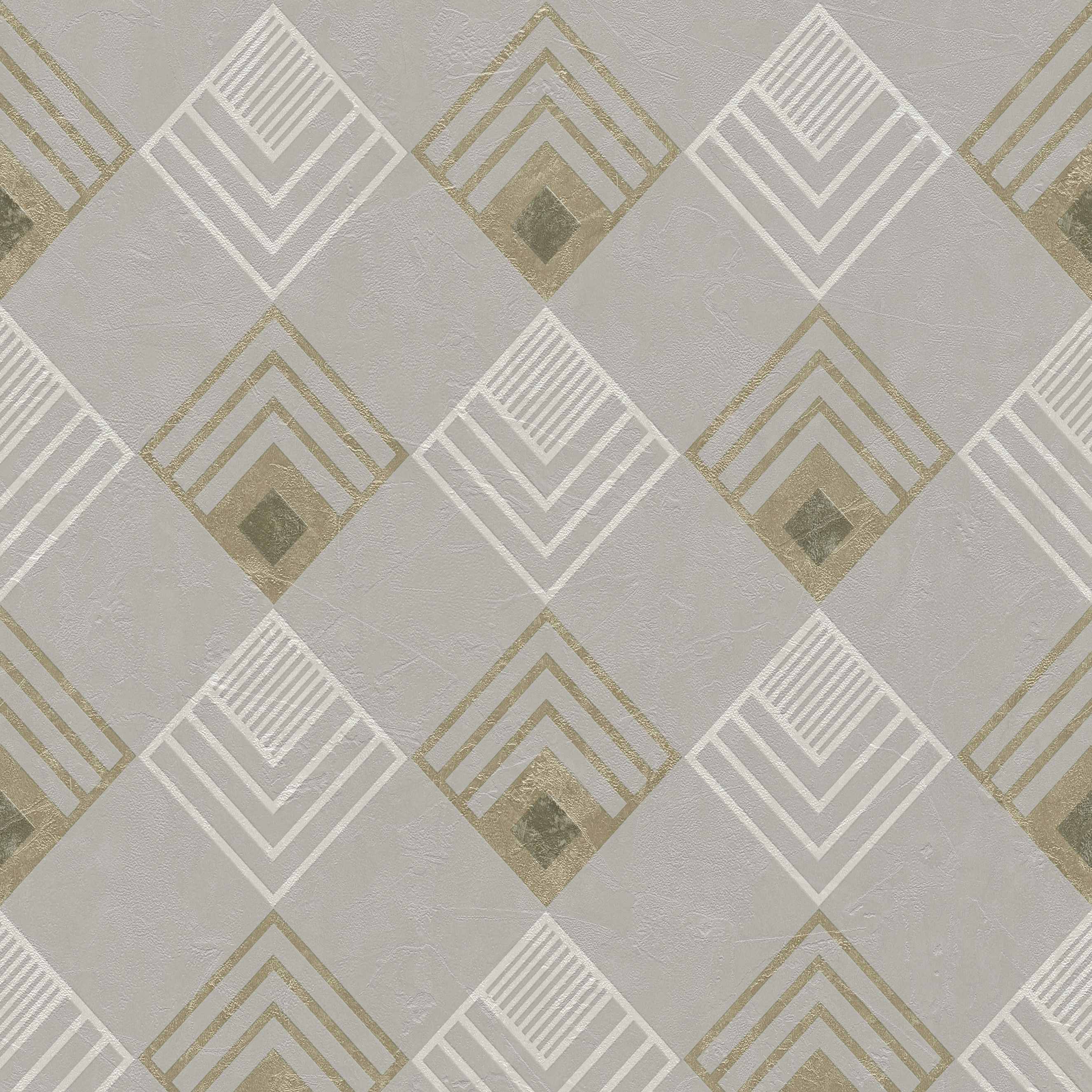 A.S. Creation | New Life | 376823 | Vliestapete | Vintage | Retro | 0.53 x 10.05 m | Grau