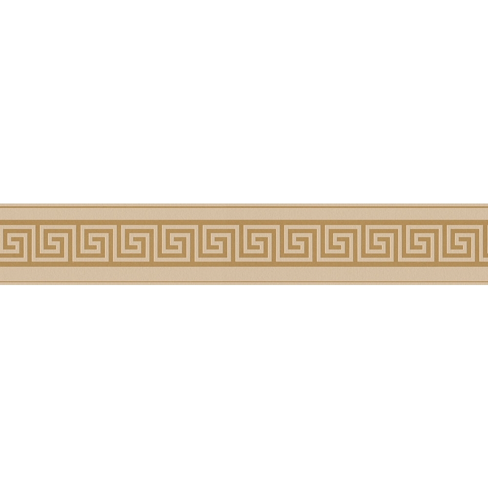 A.S. Creation | Only Borders 11 | 383938 | Vliesbordüre | Geometrisch | 5.00 x 0.10 m | Gold