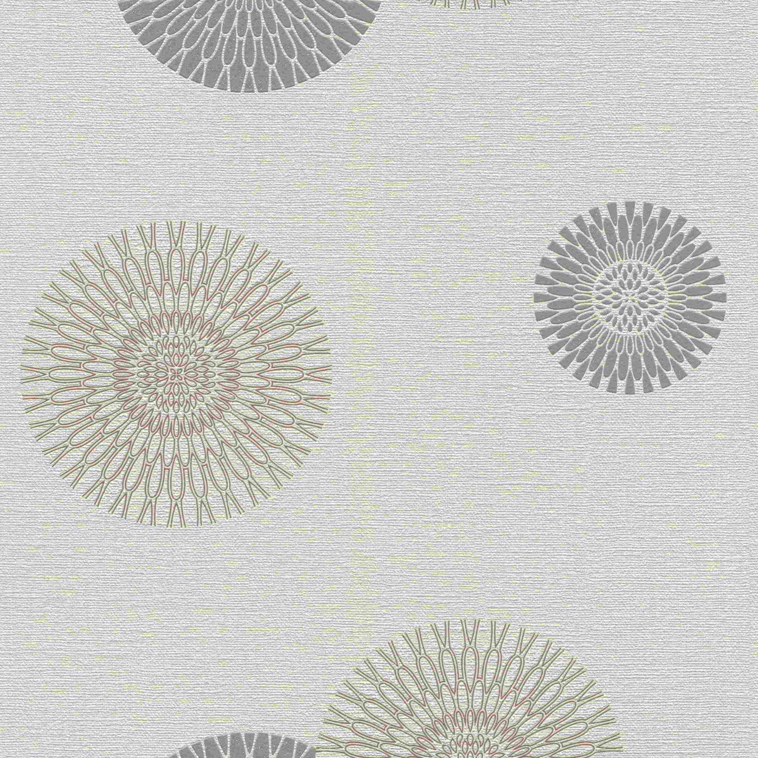 Rasch | Selection | 808810 | Vliestapete | Vintage | Retro | 0.53 x 10.05 m | Grau