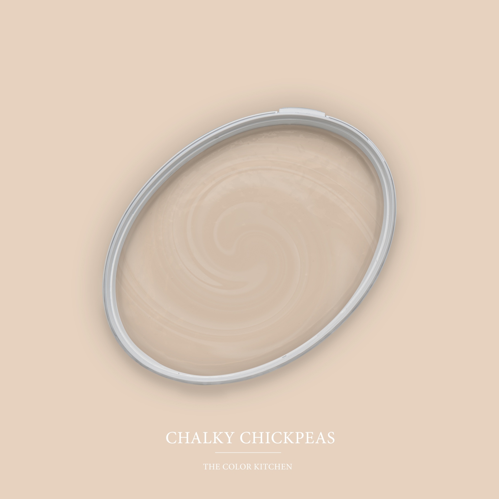 Wandfarbe Beige matt | The Color Kitchen Chalky Chickpeas | Exklusive Innendispersion Hohe Deckkraft