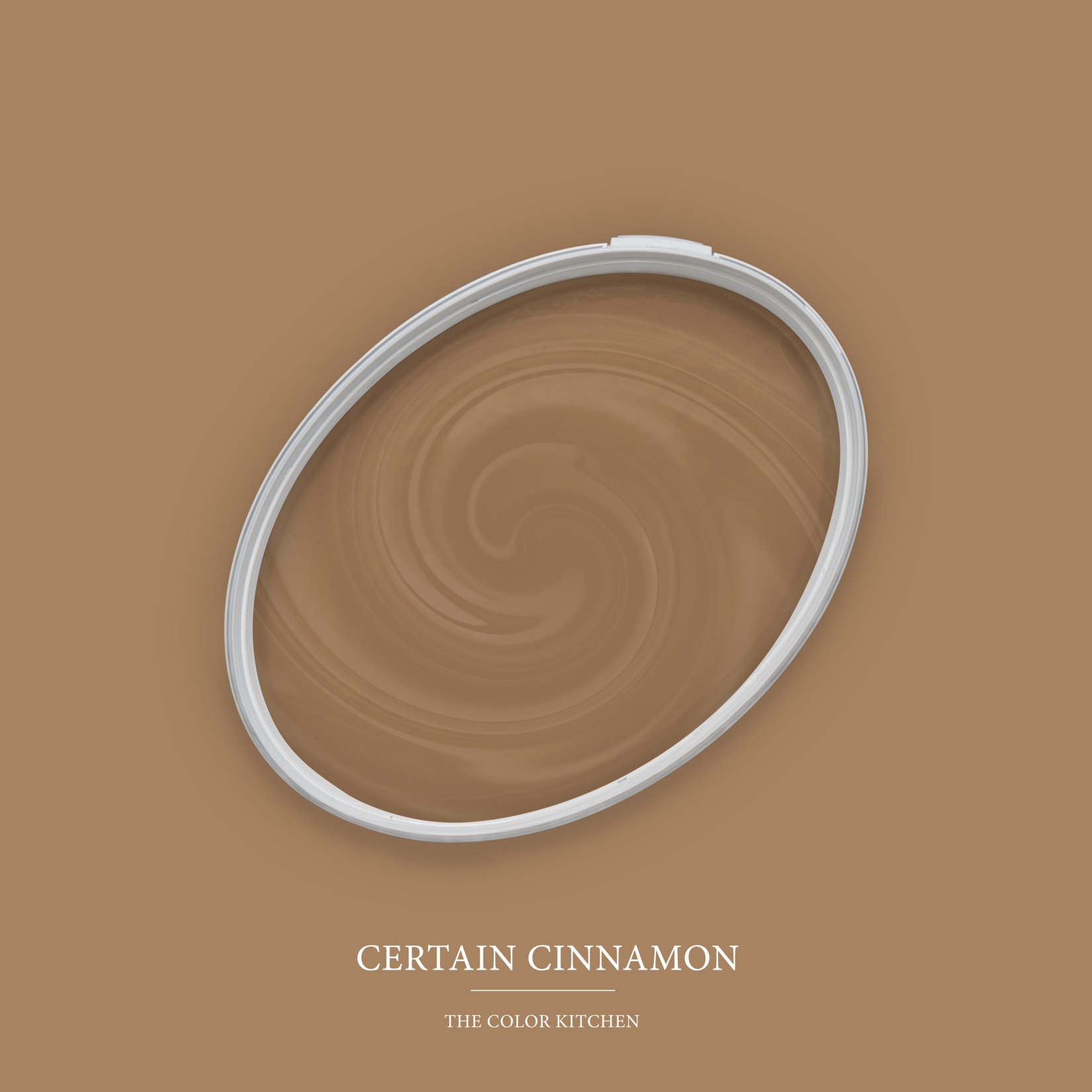 Wandfarbe Braun matt | The Color Kitchen Certain Cinnamon | Exklusive Innendispersion Hohe Deckkraft