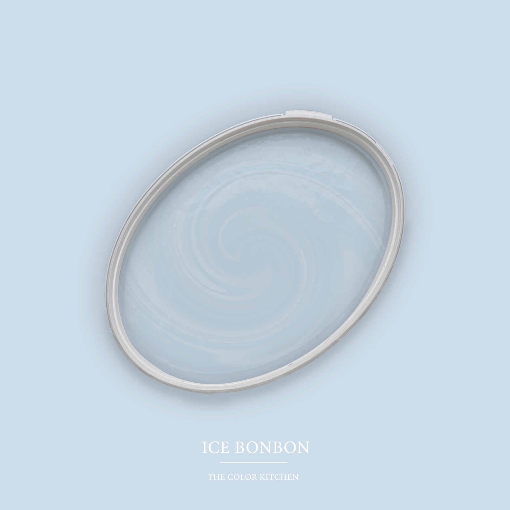 Wandfarbe Blau matt | The Color Kitchen Ice Bonbon | Exklusive Innendispersion Hohe Farbintensität