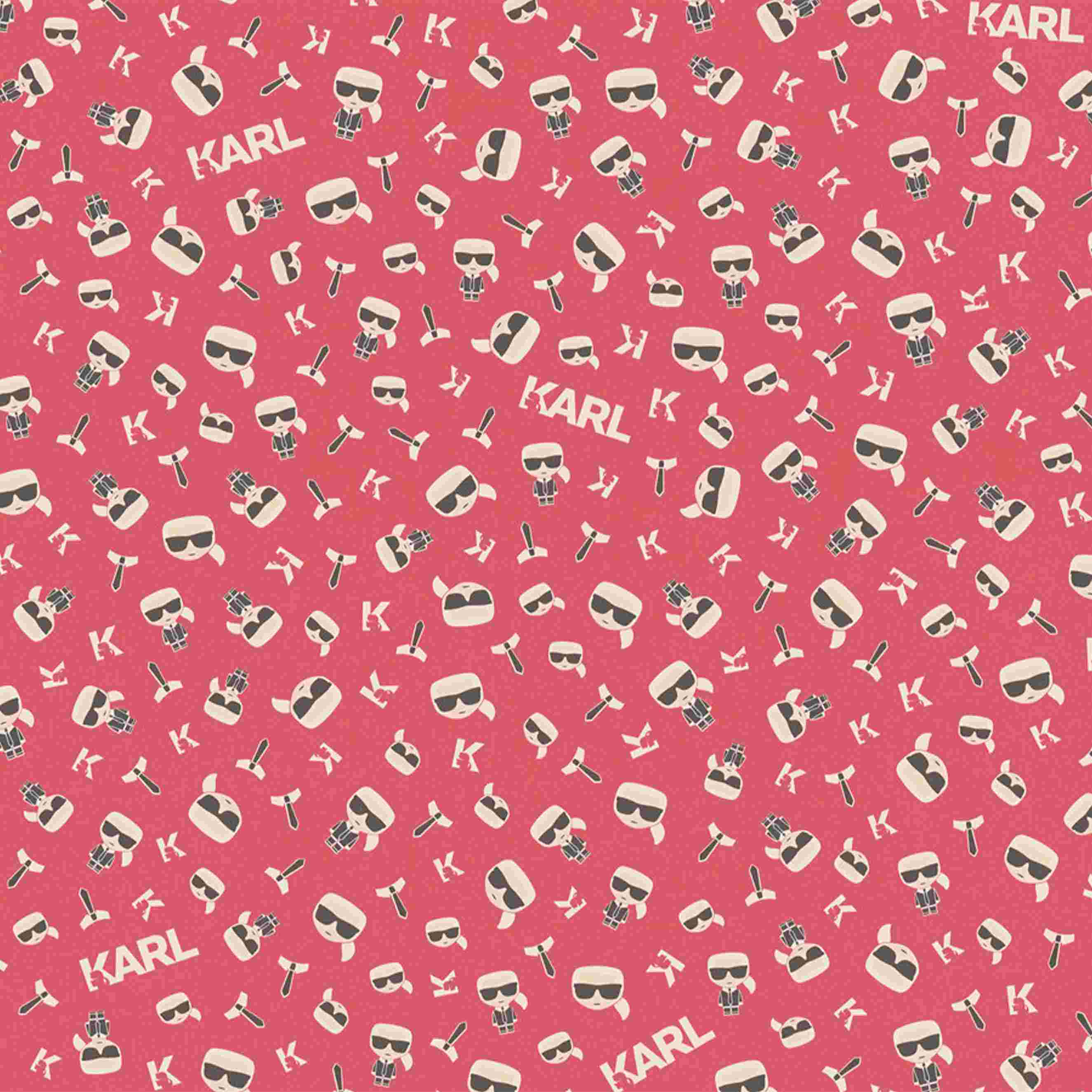 A.S. Creation | Karl Lagerfeld | 378435 | Vliestapete | 3D Optik | 0.53 x 10.05 m | Rot