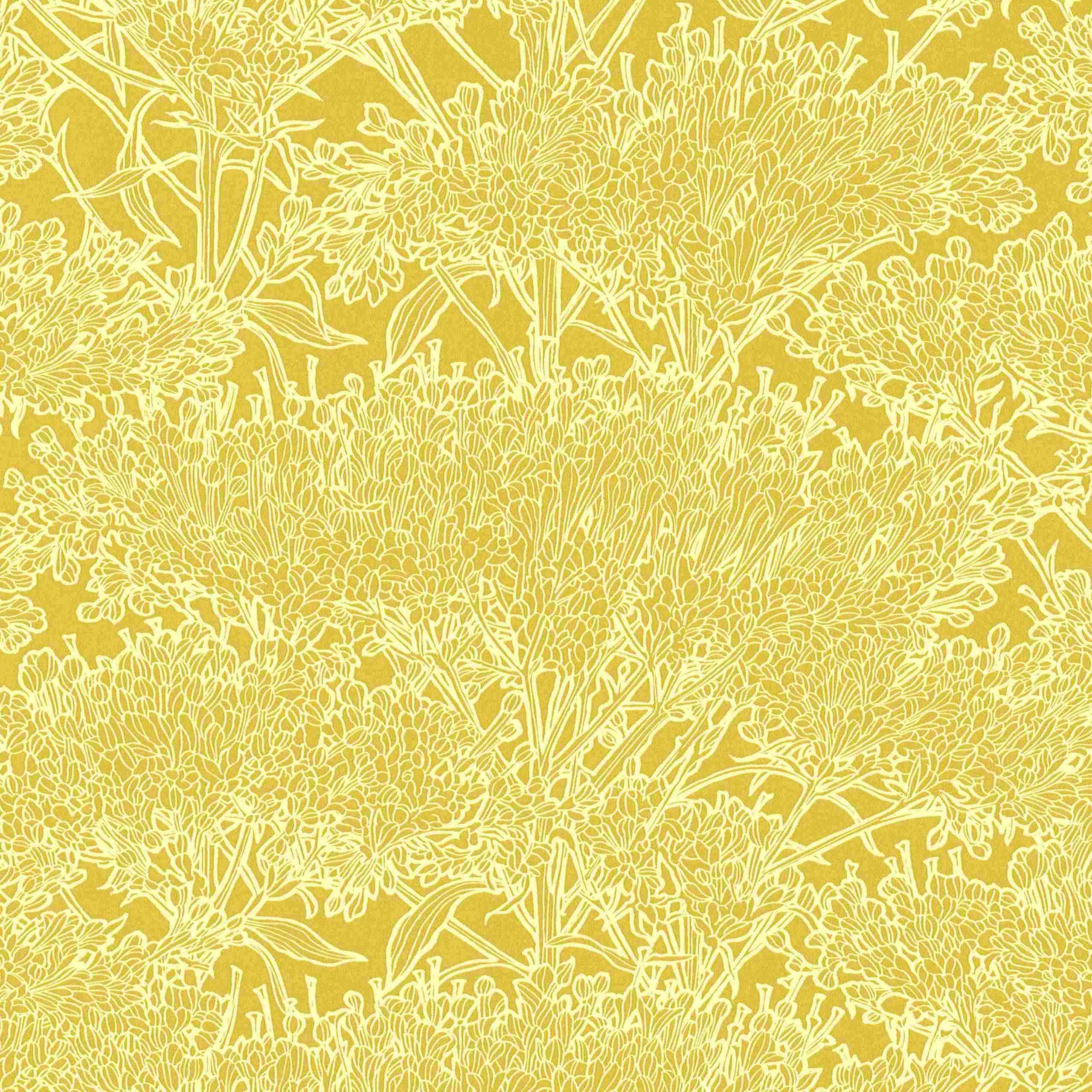 A.S. Creation | Absolutely Chic | 369723 | Vliestapete | Blumenoptik | 0.53 x 10.05 m | Gelb