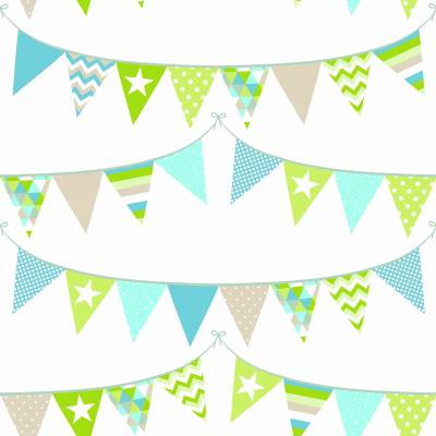 Rasch Textil Everybody Bonjour | 138719 | Vliestapete Muster & Motive | 0.53 m x 10.05 m | Bunt