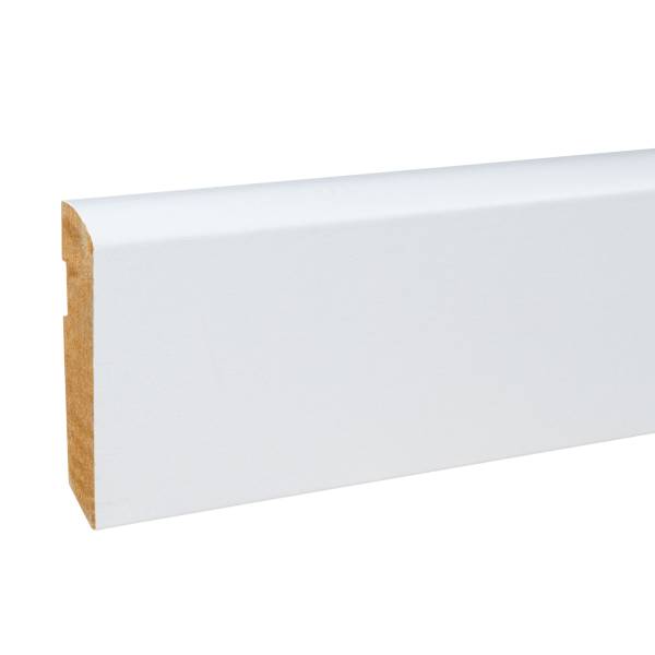Kosche | Sockelleiste | 77759 | 10 x 58 x 2500 mm | MDF | Uni Weiß | Schlicht | Klassisch Kosche | Sockelleiste | 77759 | 10 x 58 x 2500 mm | MDF | Uni Weiß | Schlicht | Klassisch