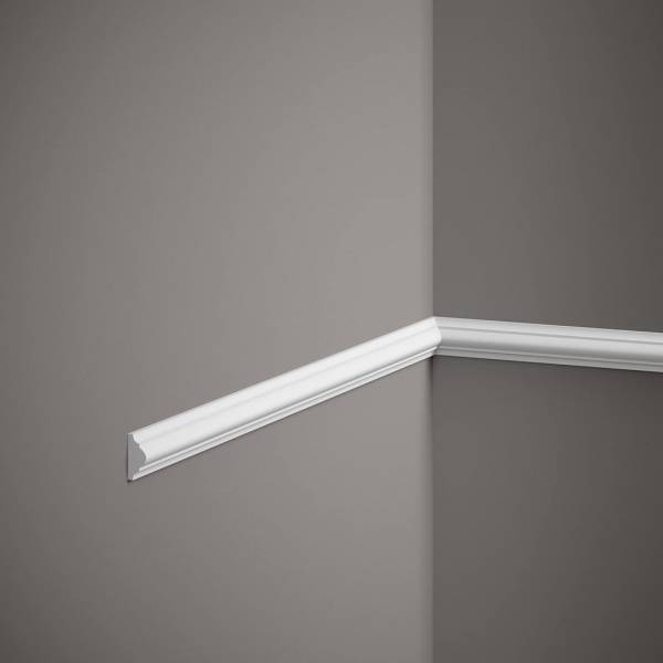 PROVISTON Zierleiste "NE003" 10 x 22 x 2000 mm Weiß Wandleiste Wanddekoration Hochwertig PROVISTON Zierleiste "NE003" 10 x 22 x 2000 mm Weiß Wandleiste Wanddekoration Hochwertig