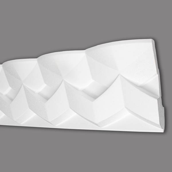 Marbet | Stuckleiste "B-41" | Styropor Deckenleiste | 47 x 121 x 2000 mm | Polystyrol Leiste | Weiß Marbet | Stuckleiste "B-41" | Styropor Deckenleiste | 47 x 121 x 2000 mm | Polystyrol Leiste | Weiß
