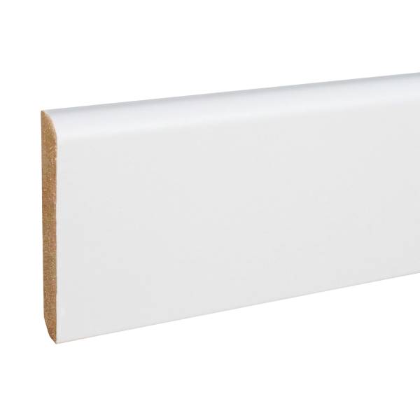 Südbrock Sockelleiste "Passau" 720.1058 MDF 10 x 58 x 2500 mm Weiß Abgerundet Südbrock Sockelleiste "Passau" 720.1058 MDF 10 x 58 x 2500 mm Weiß Abgerundet