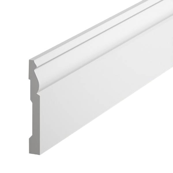 PROVISTON | Sockelleiste "NE094" | 12 x 94 x 2000 mm | Weiß | Fußleiste | Wohndeko | Hochwertig PROVISTON | Sockelleiste "NE094" | 12 x 94 x 2000 mm | Weiß | Fußleiste | Wohndeko | Hochwertig