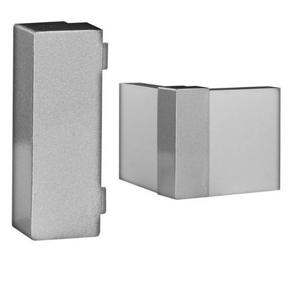 Klick Außenecke für Fußleisten / Sockelleisten 6 x 15 (Aluminium silber eloxiert) Klick Außenecke für Fußleisten / Sockelleisten 6 x 15 (Aluminium silber eloxiert)