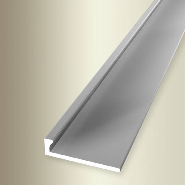 Küberit | Einfass- & Abschlussprofile | H 3.5 mm | B 21 mm | L 2500 mm | Einfasshöhe 2 mm | Alu elox Küberit | Einfass- & Abschlussprofile | H 3.5 mm | B 21 mm | L 2500 mm | Einfasshöhe 2 mm | Alu elox