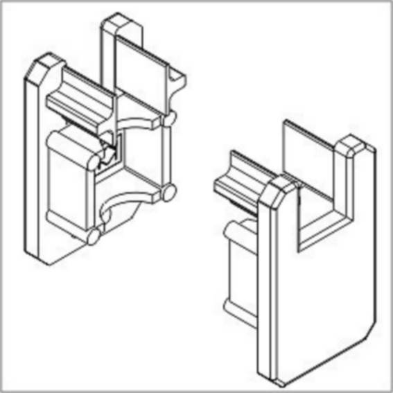 Endkappen, Aluminiumprofil Endkappen, Aluminiumprofil