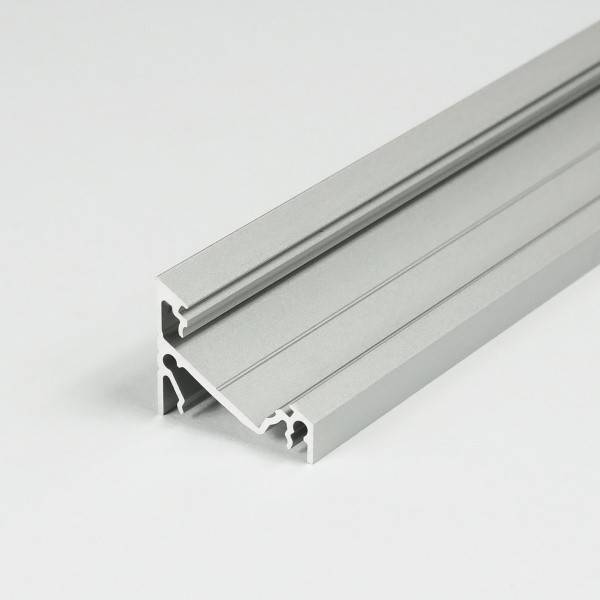Topmet | Aluminiumprofil "Resiga" | 24 x 19.4 x 2000 mm | Aluminium | LED Profil | LED Beleuchtung Topmet | Aluminiumprofil "Resiga" | 24 x 19.4 x 2000 mm | Aluminium | LED Profil | LED Beleuchtung