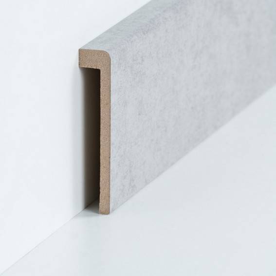 Abdeckleiste für Fliesensockel bis 85 mm (MDF foliert / 72.96.13.85.49) - Farbe: Beton (Default) 2t2t4wegew Abdeckleiste für Fliesensockel bis 85 mm (MDF foliert / 72.96.13.85.49) - Farbe: Beton (Default) 2t2t4wegew