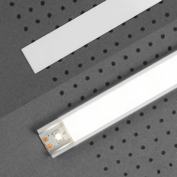 Topmet | Abdeckung für LED-Aluminiumprofile | Typ "H" | Robust | Langlebig Topmet | Abdeckung für LED-Aluminiumprofile | Typ "H" | Robust | Langlebig