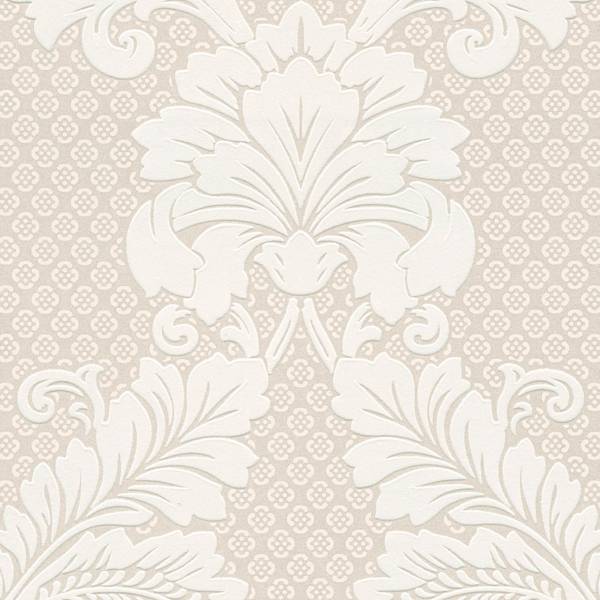 A.S. Creation | Luxury wallpaper | 305441 | Vliestapete | Barock | 0.53 x 10.05 m | Beige