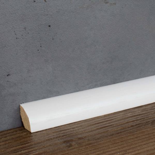 Südbrock | 14 x 14mm | Viertelstableiste | Massivholz | 14.31 | weiß lackiert | schlichtes Design Südbrock | 14 x 14mm | Viertelstableiste | Massivholz | 14.31 | weiß lackiert | schlichtes Design
