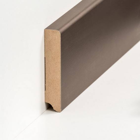 Sockelleisten "Duisburg" - Farbe: Bronze (MDF foliert - 72.96.4erg) (Default) Sockelleisten "Duisburg" - Farbe: Bronze (MDF foliert - 72.96.4erg) (Default)