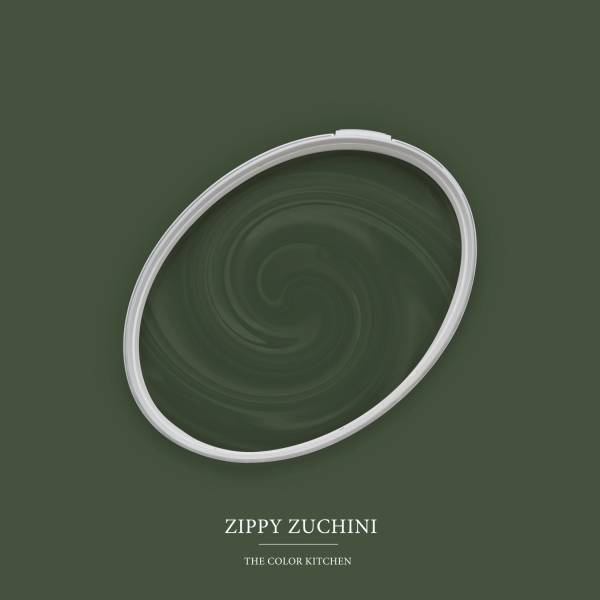 Wandfarbe Grün matt | The Color Kitchen Zippy Zuchini | Exklusive Innendispersion Hohe Deckkraft Wandfarbe Grün matt | The Color Kitchen Zippy Zuchini | Exklusive Innendispersion Hohe Deckkraft
