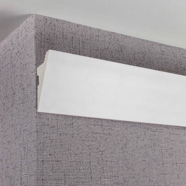 PROVISTON Licht Stuckleiste Kunststoff Weiß | 38 x 70 x 2000 mm moderne Lichtleiste für die Decke PROVISTON Licht Stuckleiste Kunststoff Weiß | 38 x 70 x 2000 mm moderne Lichtleiste für die Decke