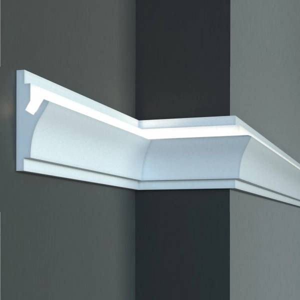Elite Decor | Außenwinkel "KD402" | XPS | 150 x 55 x 200 mm | Weiß | Stuckleisten Winkel Elite Decor | Außenwinkel "KD402" | XPS | 150 x 55 x 200 mm | Weiß | Stuckleisten Winkel