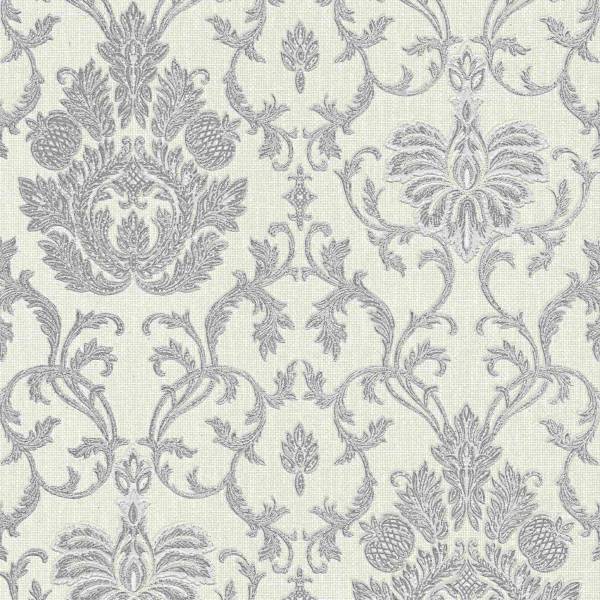 A.S. Creation | Belle Epoque | 339010 | Papiertapete | Blumenoptik | 0.53 x 10.05 m | Grau