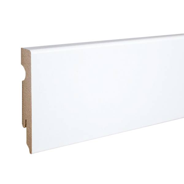 Neuhofer Sockelleiste "Masone" FU084L MDF 15 x 80 x 2400 mm Weiß Fußleiste Neuhofer Sockelleiste "Masone" FU084L MDF 15 x 80 x 2400 mm Weiß Fußleiste