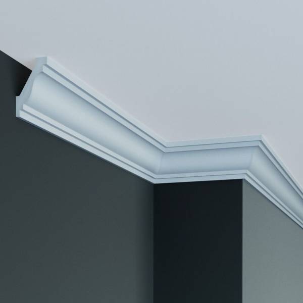 Elite Decor P812| Styropor Stuckleiste 54 x 50 x 2000 mm Polyurethan Deckenleiste weiß Elite Decor P812| Styropor Stuckleiste 54 x 50 x 2000 mm Polyurethan Deckenleiste weiß
