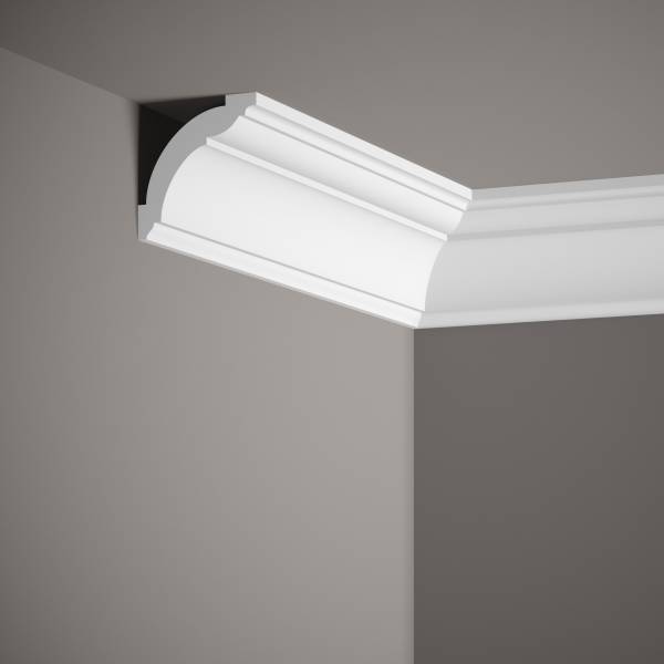 PROVISTON | Stuckleiste "NE367" | 72 x 72 x 2000 mm | Weiß | Deckenleiste | Lichtleiste | Klassisch PROVISTON | Stuckleiste "NE367" | 72 x 72 x 2000 mm | Weiß | Deckenleiste | Lichtleiste | Klassisch