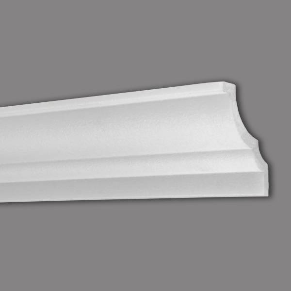 Wiesemann | Stuckleiste Roma 28 | Polystyrol | 66 x 72 x 2000 mm | Deckenleiste | Weiß Wiesemann | Stuckleiste Roma 28 | Polystyrol | 66 x 72 x 2000 mm | Deckenleiste | Weiß