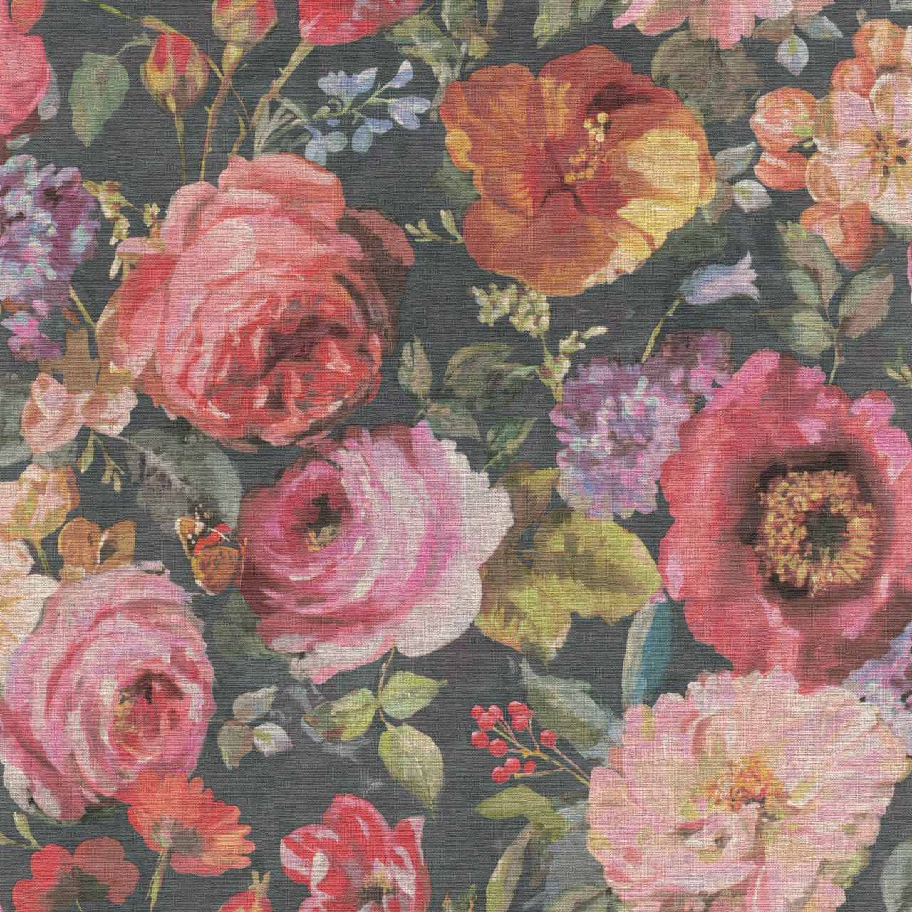 Rasch Barbara Home 527865 Vliestapete Blumentapete 0 53 M X 10 05 M Bunt Blumentapete Gemusterte Tapeten Profitapeten De