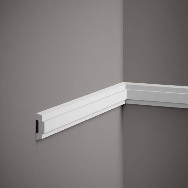 PROVISTON | Zierleiste "NE317" | 15 x 45 x 2000 mm | Weiß | Wandleiste | Wanddekoration | Hochwertig PROVISTON | Zierleiste "NE317" | 15 x 45 x 2000 mm | Weiß | Wandleiste | Wanddekoration | Hochwertig