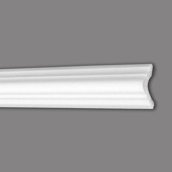 Wiesemann | Zierleiste Nantes 57 | Polystyrol | 20 x 45 x 2000 mm | Wandleiste | Weiß Wiesemann | Zierleiste Nantes 57 | Polystyrol | 20 x 45 x 2000 mm | Wandleiste | Weiß