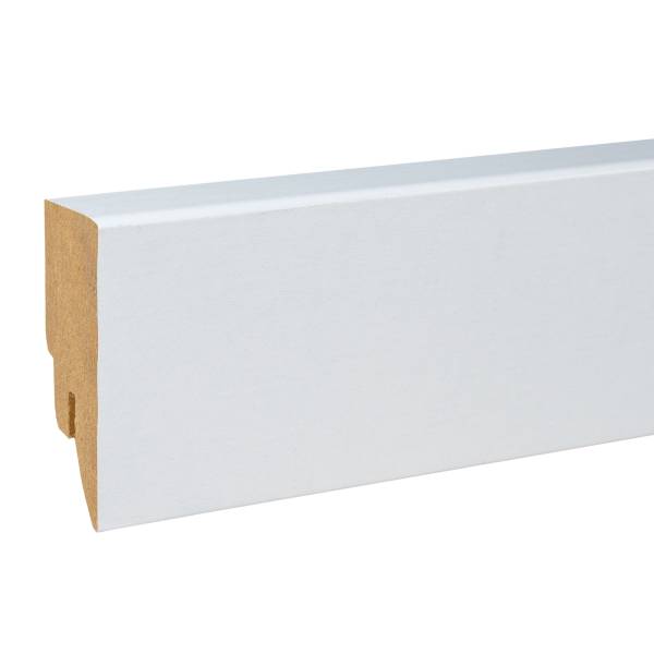 Südbrock Sockelleiste "Ulm" 72003 MDF 16 x 58 x 2500 mm Weiß Eckiges Profil Südbrock Sockelleiste "Ulm" 72003 MDF 16 x 58 x 2500 mm Weiß Eckiges Profil
