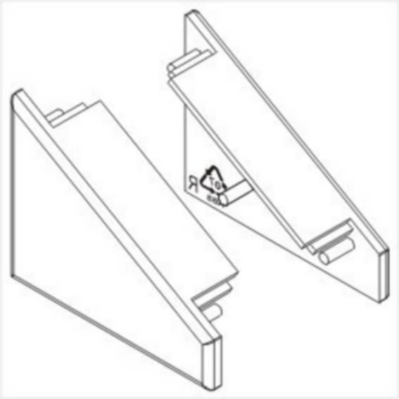 Endkappen, Aluminiumprofil Endkappen, Aluminiumprofil