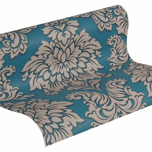 A.S. Creation | Metropolitan Stories | 368985 | Vliestapete | Barock | 0.53 x 10.05 m | Blau A.S. Creation | Metropolitan Stories | 368985 | Vliestapete | Barock | 0.53 x 10.05 m | Blau