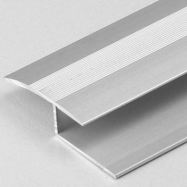 Ausgleichsprofil / Anpassungsprofil Laminat "Tilbury", 8,3 mm Einfassung, 27 mm breit, Alu eloxiert Ausgleichsprofil / Anpassungsprofil Laminat "Tilbury", 8,3 mm Einfassung, 27 mm breit, Alu eloxiert
