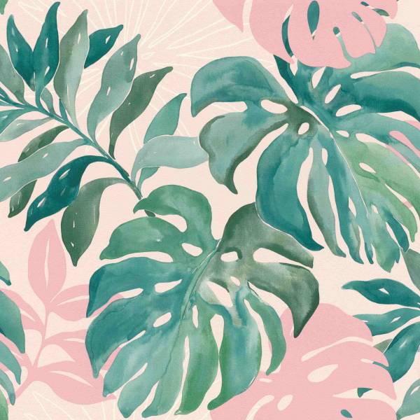 Rasch | Selection | 526615 | Vliestapete | Muster & Motive | 10.05 x 0.53 m | Rosa | Grün Rasch | Selection | 526615 | Vliestapete | Muster & Motive | 10.05 x 0.53 m | Rosa | Grün